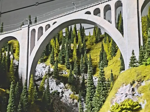 Anlage Alpen in den Fürther Miniaturwelten
