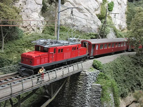 Anlage Schweiz in den Fürther Miniaturwelten