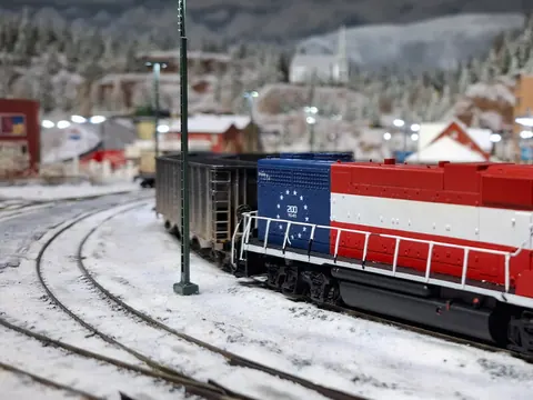 Anlage USA Rocky Mountains in den Fürther Miniaturwelten